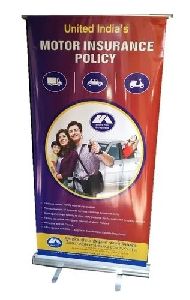Motor Insurance Roll Up Standee