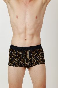 KNG Golden Abstract Printed Underwear (Trunk)