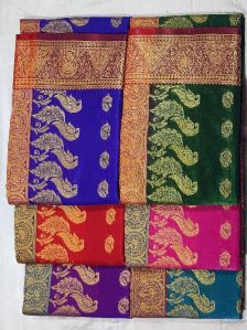 Ekrailik Paithani Butti Satin Saree