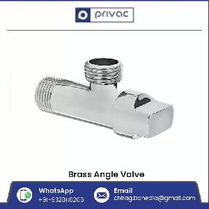 Inlet Connection CP Brass Angle Valve