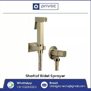 Brass Square Bidet Shattaf Sprayer