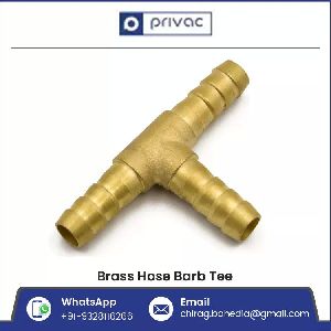 Brass Hose Barb Tee