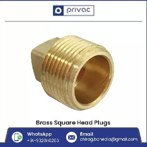 Male Threaded Brass Square Head Plug