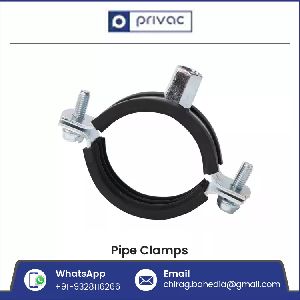 Heavy Duty EPDM Rubber Lined Pipe Clamp