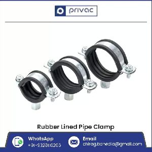 Pipe Support Rubber Lined Split Clamp