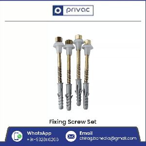 Galvanized Steel M6 Fixing Screw Set with Wall Plugs
