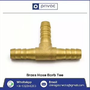 Brass Hose Barb Tee