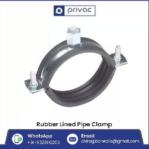Pipe Support Rubber Lined Split Clamp