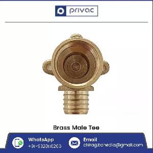 3 Way Brass Male Tee