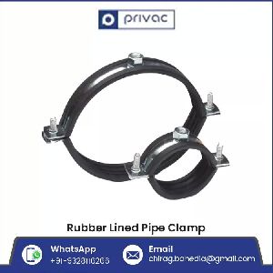 Pipe Support Rubber Lined Split Clamp