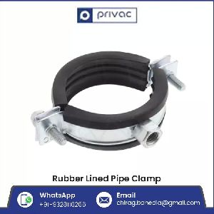 Pipe Support Rubber Lined Split Clamp