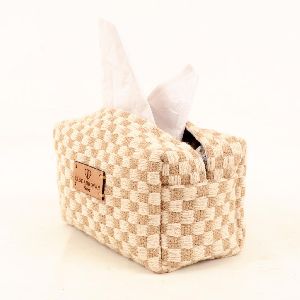 Jute Tissue Box