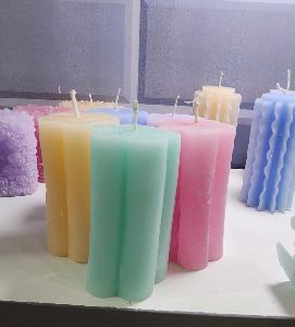 Multicolor Wax Candles
