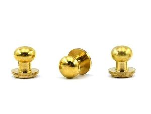 Brass Button Studs