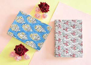Handmade Block Print Diary - Set of 2