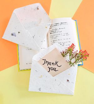 Flower Paper Envelope