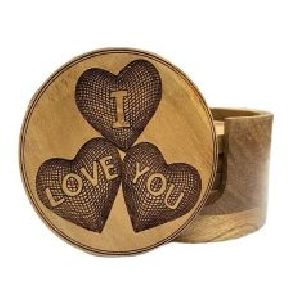 Wooden Tea Coaster Set