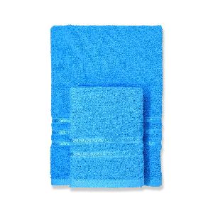 blue towel set