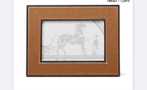 leather picture frame