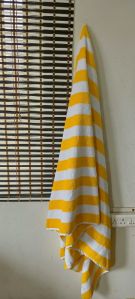 Stripe Bath towel Yellow