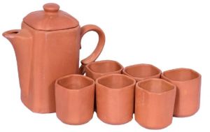 Terracotta Coffee Set