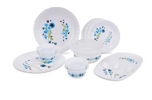 21 Pcs Plastic Dinner Set