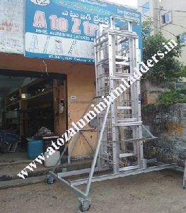 Aluminium Non Tiltable Telescopic Ladders