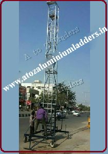 Aluminium Pole Maintenance Ladders