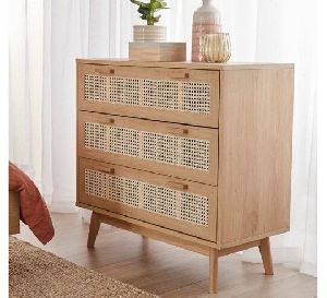 3 Drawer Wooden Chest