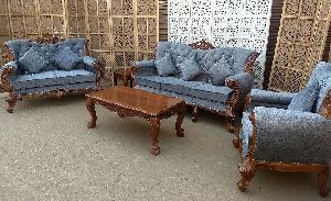 6 Seater Wooden Sofa Set