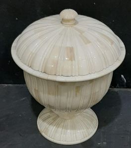 Bone Inlay Flower Pot