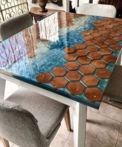 Epoxy Resin Restaurant Table