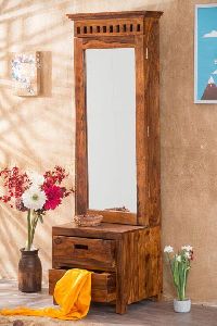 Long Wooden Dressing Table