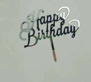 Happy Birthday Acrylic Cake Topper