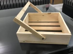 Wooden Gift Packing Basket