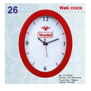 Promotional Oval Wall Clocks