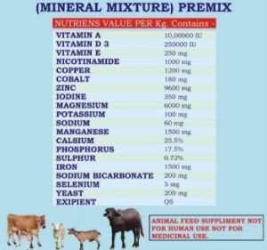 Livestock premix