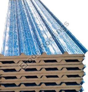 Blue PUF Roofing Sheets