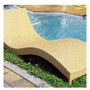 Creamy Swimming Pool Lounger