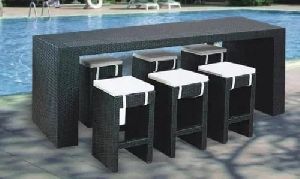 Swimming Pool Dining Table Set