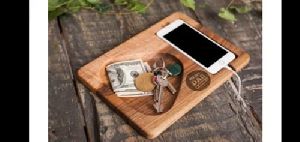 Wooden Mobile Card Holder