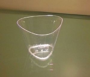 Triangle Plastic Mousse Cup
