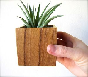 Wooden Flower Pot