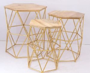 Hexagon Side Table
