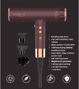 BRUSHLESS HAIR DRYER