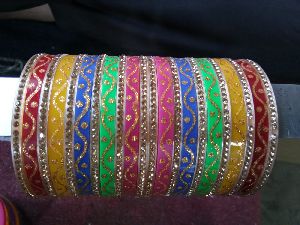 Plasti Print Bangles in jari print