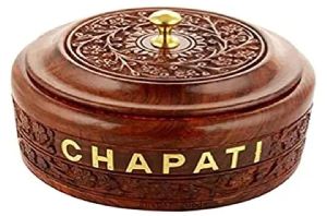 Wooden Chapati Box