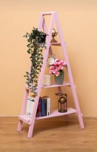 Wooden Ladder Shelves