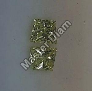 5mm Princess Cut Tapered Diamond