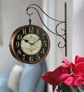 Antique Analog Railway Clock